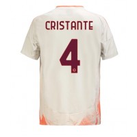 AS Roma Bryan Cristante #4 Vonkajší futbalový dres 2024-25 Krátky Rukáv